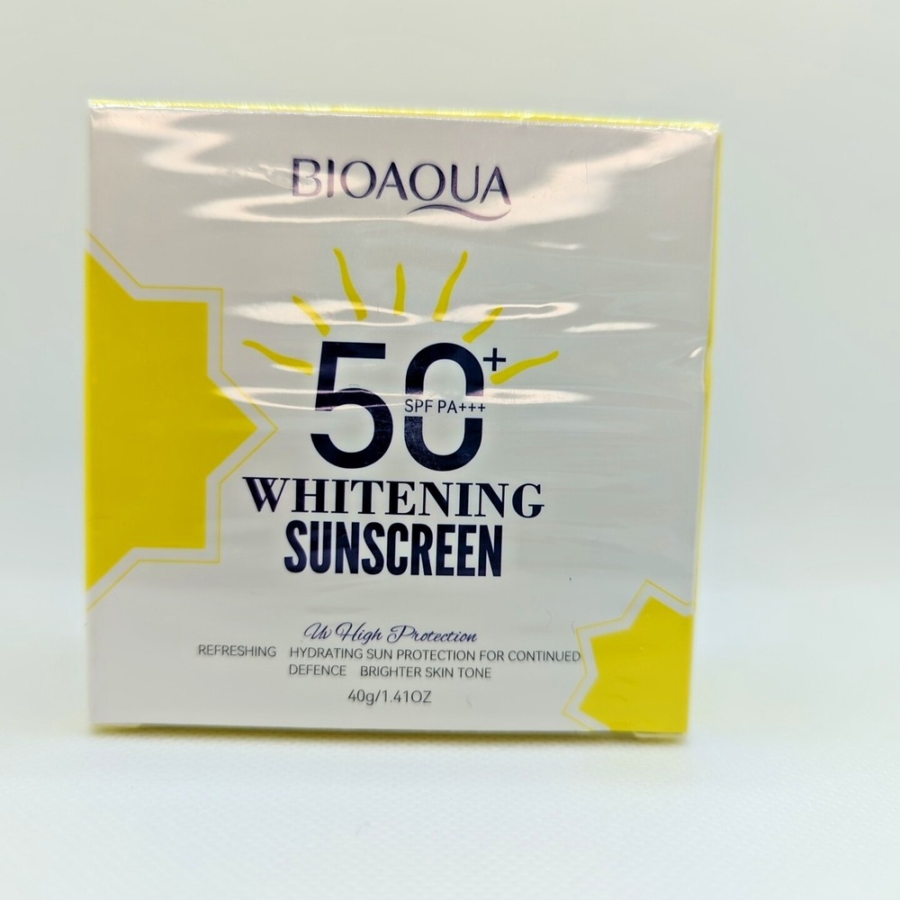 BIOAQUA Whitening Sunscreen Lotion SPF 50+ PA++ High Protection 40g Exp 4/2028